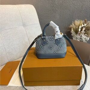 Louis Vuitton Blue Monogram Mini Bag